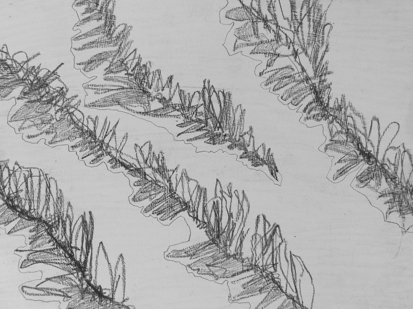 2021, Gezeiten, 21 cm x 29,7 cm, Zeichnung auf Papier